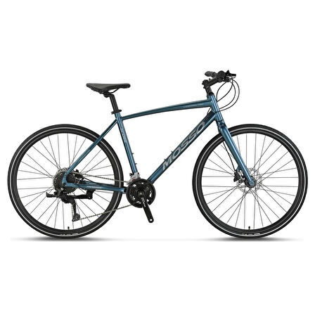 MOSSO LEGARDA-PRO-X18-MDM ERKEK ŞEHİR BİSİKLETİ 510H HD 28 JANT 18 VİTES MAVİ GÜMÜŞ