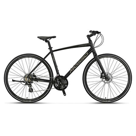 MOSSO LEGARDA-PRO-X21-MDM ERKEK ŞEHİR BİSİKLETİ 460H HD 28 JANT 21 VİTES SİYAH ANTRASİT