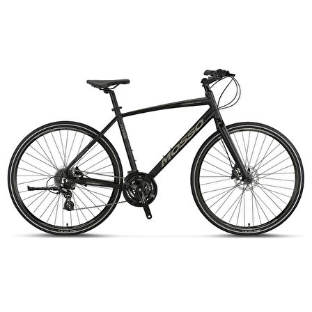 MOSSO LEGARDA-PRO-X24-MDM ERKEK ŞEHİR BİSİKLETİ 510H HD 28 JANT 24 VİTES SİYAH ANTRASİT