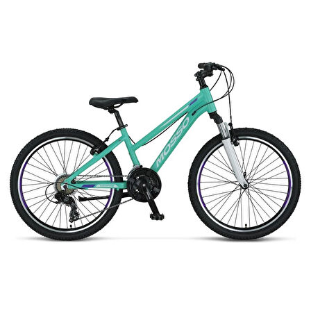 MOSSO WILDFIRE L-24-V KADIN DAĞ BİSİKLETİ 330H 24 JANT 21 VİTES EMERALD MOR