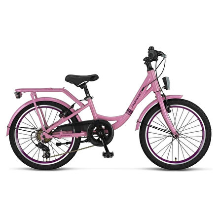 MOSSO INFINITY-20-V KIZ ÇOCUK BİSİKLETİ 254H 20 JANT 6 VİTES LIGHT PINK