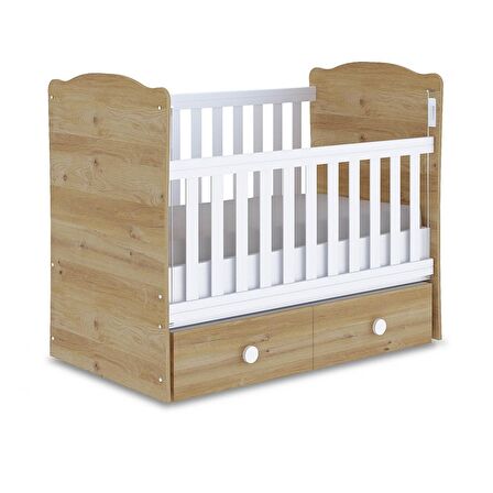 Baby Hope 905-57 Sallanır Beyaz Kahverengi Standart Beşik