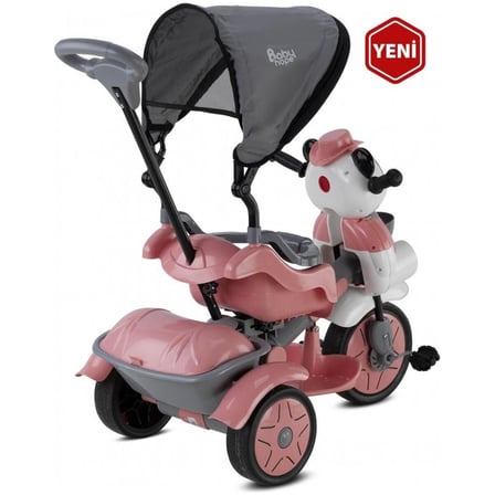 BABYHOPE 127A LITTLE PANDA PASTEL PEMBE BİSİKLET
