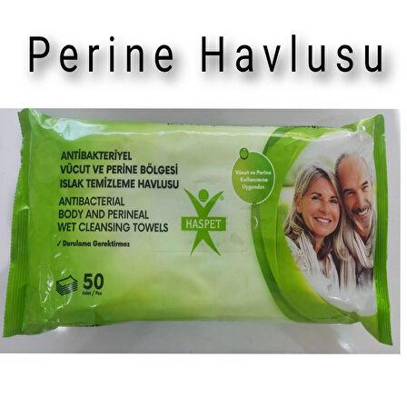 Has-pet Antibakteriyel Temizleme Havlusu (30x32 Cm) 50'li 20 Paket