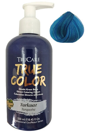 Truecolor 250ml Renkli Saç Boyası Turkuaz