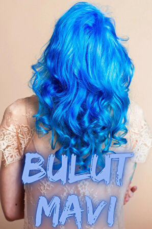 Truecolor Bulut Mavisi Saç Boyası Seti Saç Açıcı ve Eldivenli