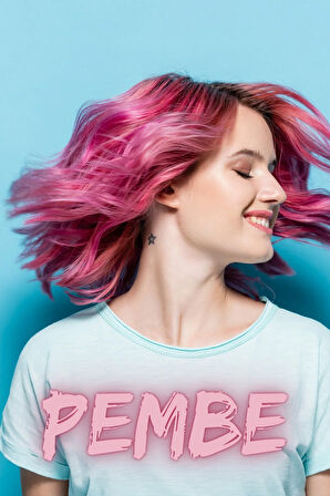 Truecolor Pembe Saç Boyası Seti Saç Açıcı ve Eldivenli