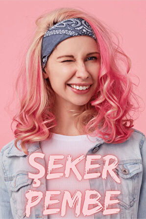 Truecolor Şeker Pembesi Saç Boyası Seti Saç Açıcı Ve Eldivenli