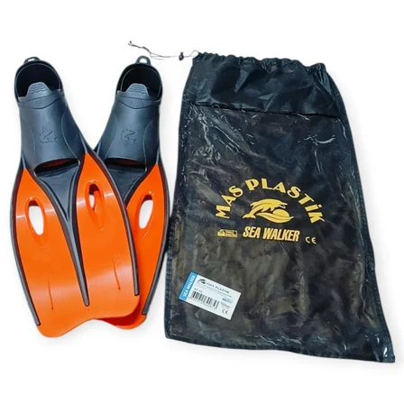 Sea Walker Çantalı Yüzücü Paleti 40-41 Turuncu