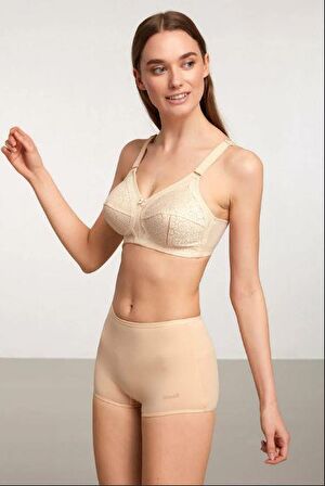 Kom Romance Toparlayıcı Dantel Sütyen - Ten