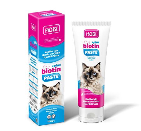 Biotin Paste Kediler İçin Biotin Ve Çinko Pastası 100gr