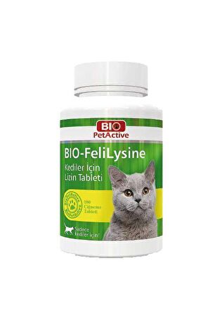 Bio Pet Active Bio-Felilysine Sağlıklı Gelişim Destekleyen Lizin 90 Tablet