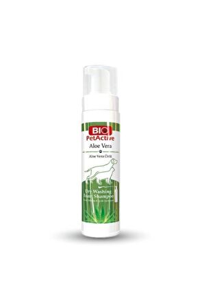 BioPetactive Aloe Vera Özlü Kedi Köpek Kuru Köpük Şampuan 200ml