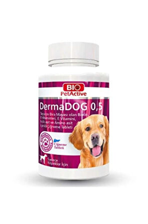 Bio PetActive Dermadog Küçük Irk Köpekler Için Sarımsaklı Maya Tableti 60 Adet