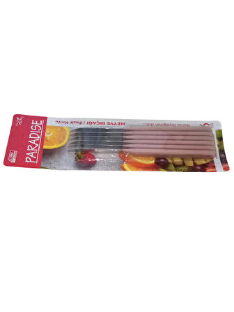 Kılıç Paradise Meyve Bıçağı 6'lı Set - Pembe