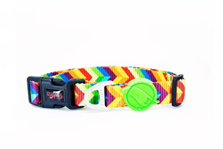 Tailpetz Rainbow Collar Large