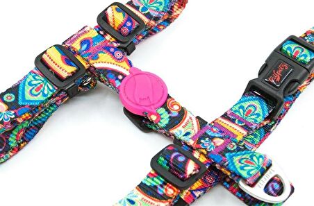 Tailpetz Paisley H-Harness Orta Irk Köpek Göğüs Tasması  Medium