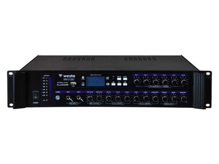 WESTA WM-2120U 120W 100V 6-bölgeli Mikser Amfi
