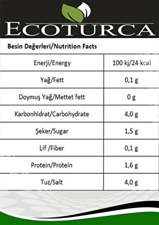 Ecoturca Turşu Kornişon Salatalık Turşusu 650 g