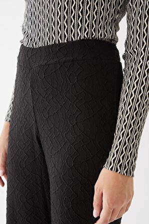 Fashıon Frıends Jakarlı Bayan Pantolon 23K0810K1