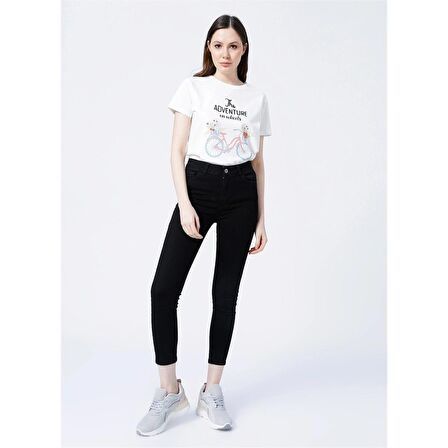 23Y0565K1 Fashion Friends Kadın Pantolon Siyah