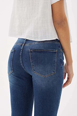 Fashion Friends Kadın Jean Pantolon 23K0565K1 Mavi