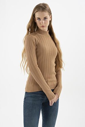 Fashıon Frıends Yarım Balıkçı Kadın Kazak 23K0389K1