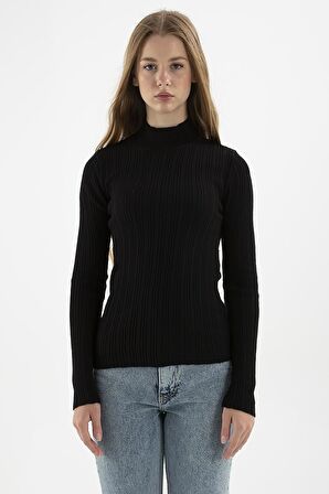 Fashıon Frıends Yarım Balıkçı Kadın Kazak 23K0389K1