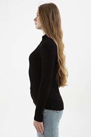 Fashıon Frıends Yarım Balıkçı Kadın Kazak 23K0389K1