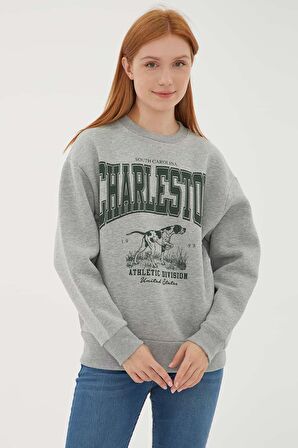 Fashıon Frıends Baskılı Kadın Sweat 23K0159K1