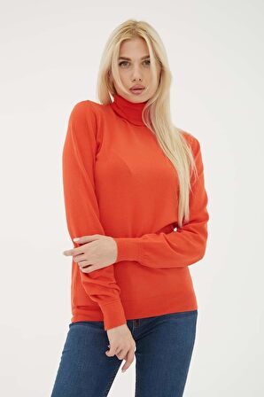 Fashion Friends 23K0780K1 Kadın Balıkçı Yaka Kazak
