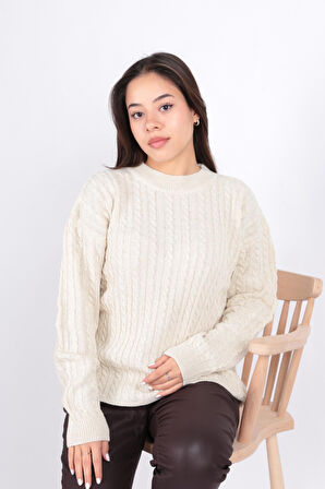 Fashion Friends 24K0264K1 Kadın Simli Kazak