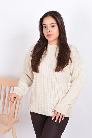 Fashion Friends 24K0264K1 Kadın Simli Kazak