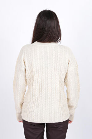 Fashion Friends 24K0264K1 Kadın Simli Kazak