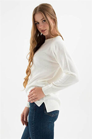 FASHION FRIENDS KADIN BİSİKLET YAKA TUNİK 24K0242K1