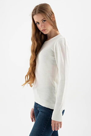 FASHION FRIENDS KADIN BİSİKLET YAKA KAZAK 24K0245K1