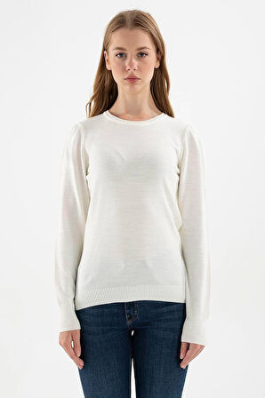 FASHION FRIENDS KADIN BİSİKLET YAKA KAZAK 24K0245K1