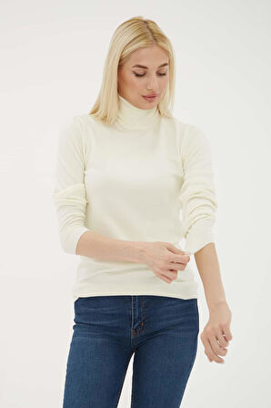 Baıkçı Yaka Kazak Ekru