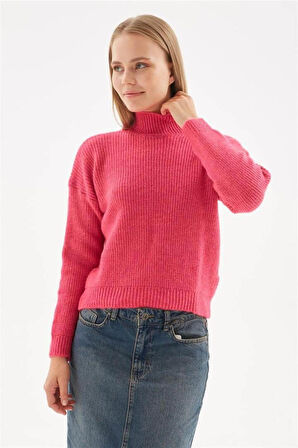 Fashion Friends 24K0116K1 Kadın Dik Yaka Kazak