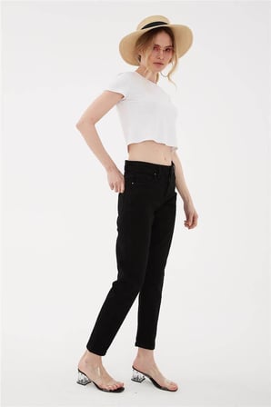 FASHION FRIENDS KADIN DENİM PANTOLON 24K0792K1