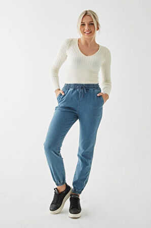 FASHION FRIENDS KADIN DENİM PANTOLON 24K0800K1