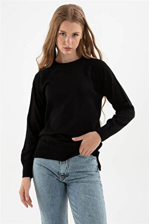 FASHION FRIENDS KADIN BİSİKLET YAKA TUNİK 24K0242K1