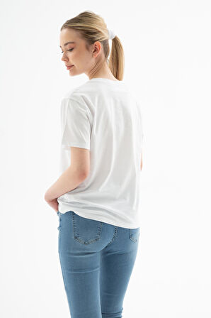Fashion Friends 25Y0122K1 Kadın Baskılı T-Shirt
