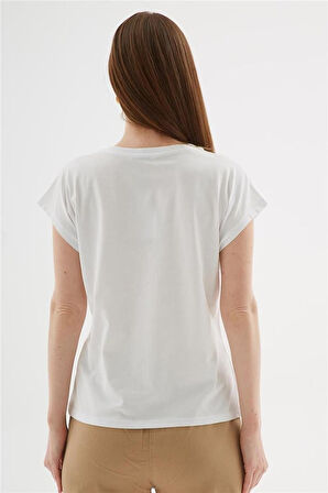 Fashion Friends 25Y0470K1 Kadın Baskılı Bluz