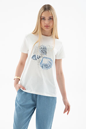 Fashion Friends Bayan T Shirt 25Y0376K1