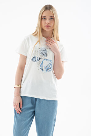 Fashion Friends Bayan T Shirt 25Y0376K1