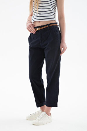 FASHION FRIENDS KADIN KEMERLİ PANTOLON 25Y0107K1