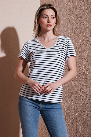 Fashion Friends Bayan T Shirt 25Y0478K1