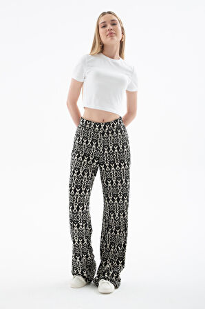 Fashion Friends 25Y0179K1 Kadın Desenli Pantolon
