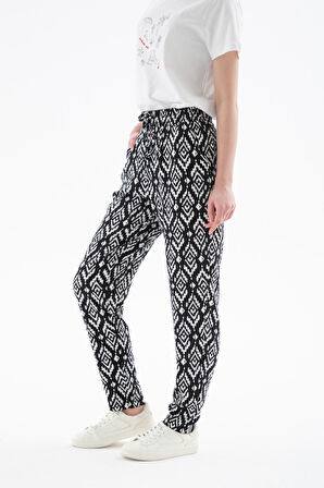 Fashion Friends 25Y0843K1 Kadın Desenli Pantolon